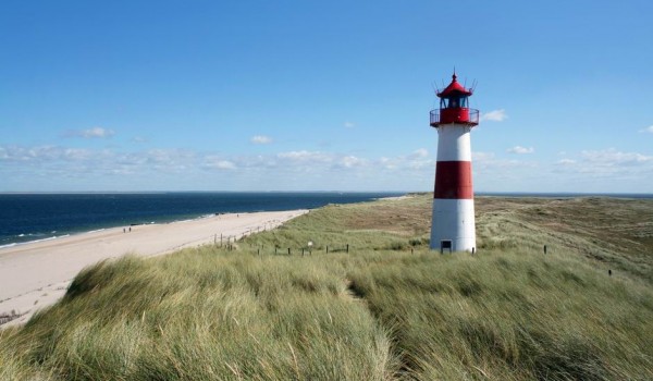 Leuchtturm auf der Nordseeinsel Sylt
