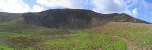 Vulkankrater auf der Kanareninsel Fuerteventura